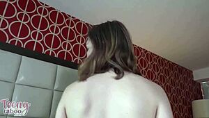 Boss Seth Brogan creampies chubby babysitter Claire Roos after deepthroat face fuck