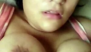 perfect big tits milf teases spreads pussy for monster cock creampie