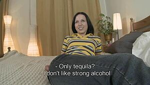 i visited cute brunette friend ripped clothes stretched her tight ass wide