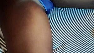 on my way to bed in blue lingerie just to touch myself a lil before sleepin