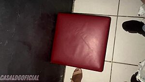 i couldn't resist flashing my pierced tits at the swing party gloryhole where wife sucked wildly