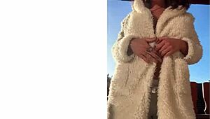 Hope my bouncing big tits and massive strap-on don't make you cum quick!