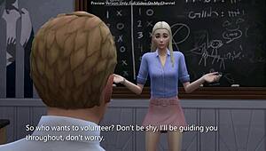 teacher, small dick teen fucks you raw in front of classmates?