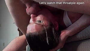 Hooters waitress gags deep on cock chokes hard swallows every thick load like a pro slut