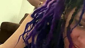 submissive emo goth moans black lives matter as bbc breaks her tight holes