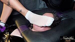 a madame agata made me sniff her dirty gym sneakers then lick sweaty socks