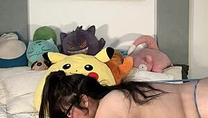 latino couple flashes ass then fucks to wild orgasm