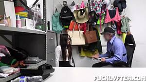 daisy's forbidden office cravings met by officer mancinis monster cock pounding petite teen