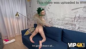 i showed my skinny russian girlfriend the roughest anal pounding with food play