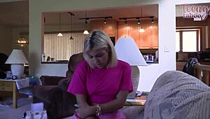 can you believe blonde lilith grace takes boss creampie doggystyle!?