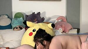 latino couple flashes ass then fucks to wild orgasm