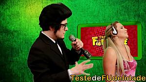 blonde succumbs to tempting massage teasing masseur into hot action