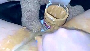 will this crazy arab slut's 6-hour bbc food fetish orgy freak you out?