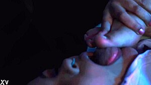 Chubby sluts worship feet and dive into wet pussies!!