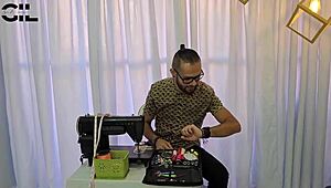 😩 super cachonda en la bañera chupando la verga de salome gil el sartre! 💦