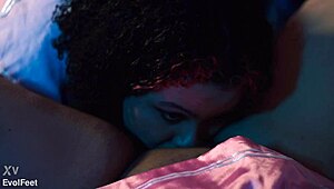 Chubby sluts worship feet and dive into wet pussies!!