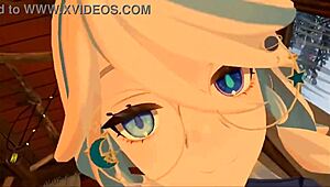 yukoshvr furina confidently takes charge over goth rider