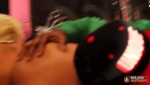 Exotic busty blonde luscious kisses deepthroats and rides rome majors monster cock