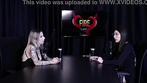 Check Melina Khalifa's naughty interview full of wild fun on Porn Cast Brazil part 4! 🔥👀