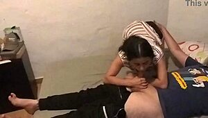 perfect body teen rides stepdad's cock creampie in her tight asshole close up