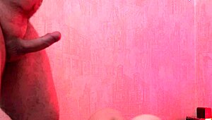 femdom milf dominates curvy hubby licks cum off feet hardcore