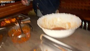 Big Cock Pounds Skinny Babe In Sauna