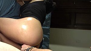 he whips her hard ass doggystyle till full of big white creampie real couple