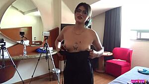 ever wonder what backstage casting holds for sexy latina teen gisskat?