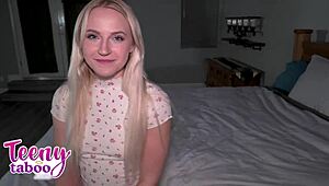 my deviant walks turn into sage rabbit creampie pounding in tight teen hole