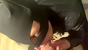 milfycalla's boot-clad blowjobs and cum swallows in steamy compilation