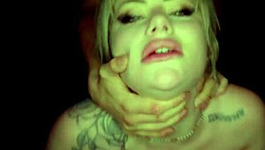 omg this amazing blonde slut begs submission to my huge cock 😍 she chokes gags deepthroats!