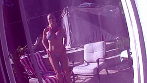 dyanna lauren's massive fake tits bounce in super sexy cougar pov blowjob