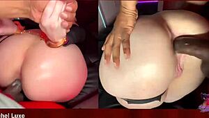 Handcuffed Agent Luxe Begs for BBC Anal Creampie Gape!