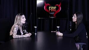 Check Melina Khalifa's naughty interview full of wild fun on Porn Cast Brazil part 4! 🔥👀