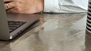schoolgirl's steamy office sex tape with director unfolds