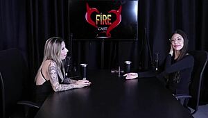 Check Melina Khalifa's naughty interview full of wild fun on Porn Cast Brazil part 4! 🔥👀