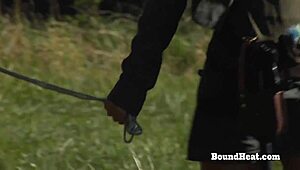 she spanks my bent ass fingers slave pussy hard