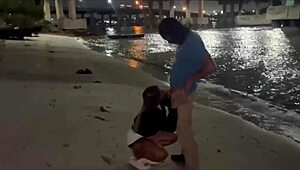 why let your friend fuck your wife on the beach while you watch her cum