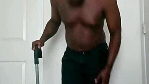 Vitamin D workout crouch exercise session