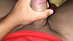 guy strokes hard fantasizing about hot friend during intense masturbation session
