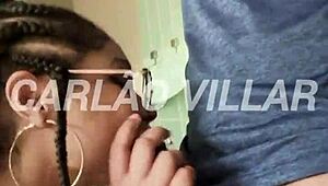 Brazilian brunette grabs my big cock for sensual orgasmic fucking in romance.