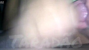 bbw blonde's fat hairy ass ripped open for huge cock anal creampie cumshot