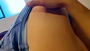 She Begs For Cock Deep Inside Before They Catch Us