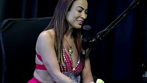 brazilian teen latina belinha baracho's casting interview turns swinger group toy fetish on sheer red