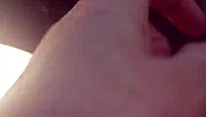 Kassandra Storm stuffs two huge toys in her milf pussy during wild car ride double dip