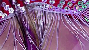 brazilian teen latina belinha baracho's casting interview turns swinger group toy fetish on sheer red