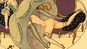 Vintage erotic art reveals retro passions