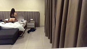 yo i placed hidden cam to catch this cheating malaysian tinder slut riding me hard 🔥😈