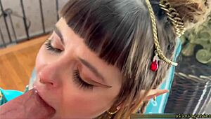 Gerudo Cosplayer Drools Sloppy Throat Fuck on Monster Cock!