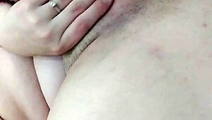 glasses babe fingers wet pussy solo in steamy bathtub tease